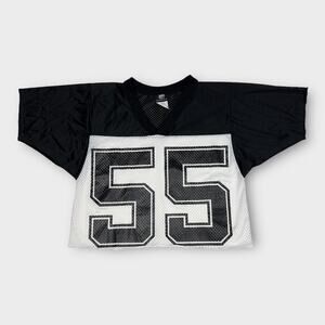 Black & White Practice Jersey 55 Size 10  Youth Halloween Sportswear Indy Knit